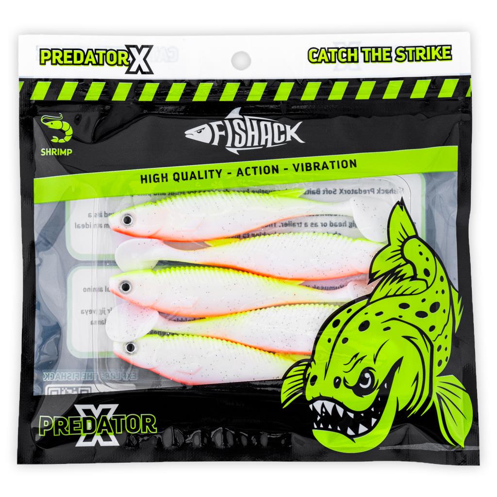 Silikon Balık - 10g 100mm - Fishack PredatorX - UV Boyalı - Mist