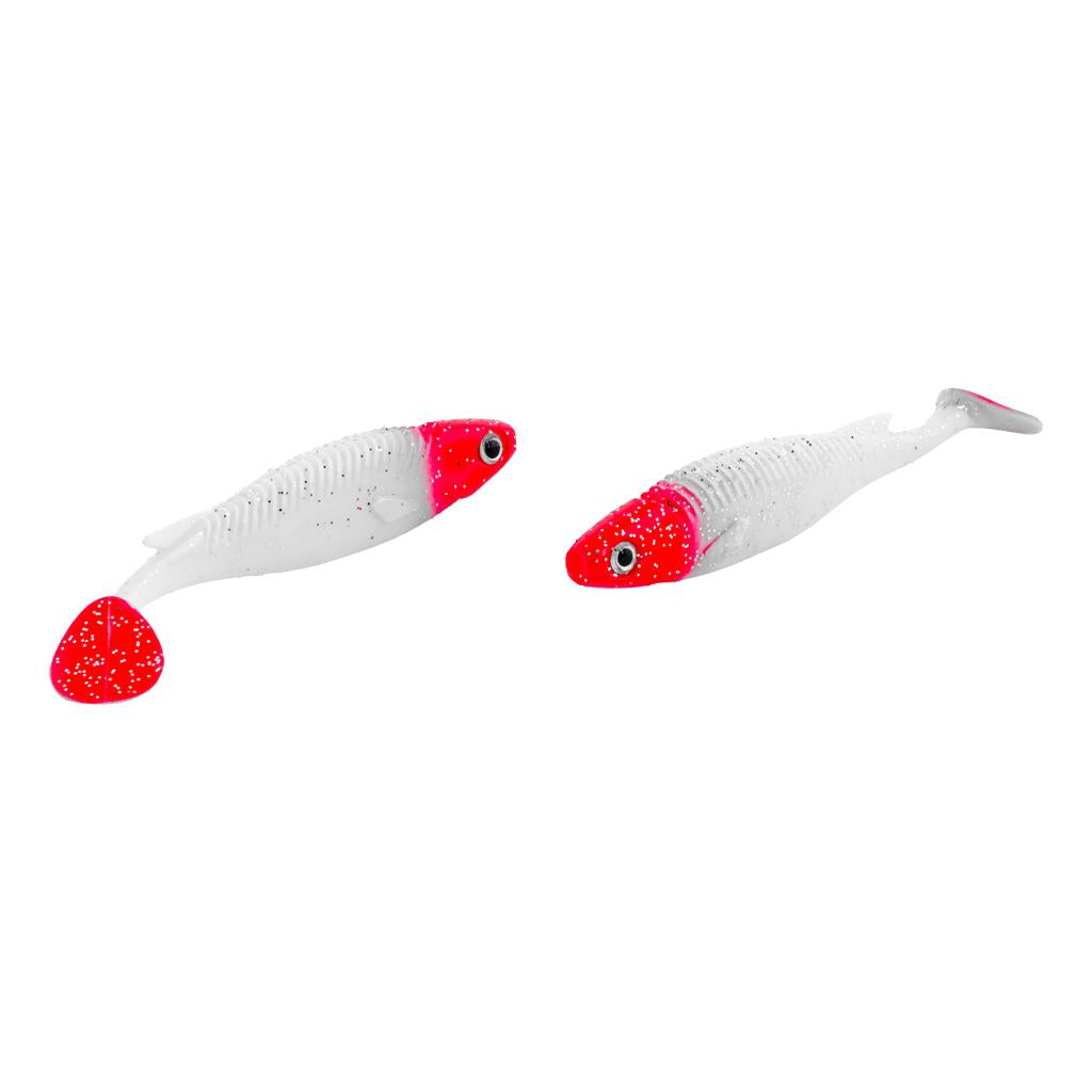 Silikon Balık - 10g 100mm - Fishack PredatorX - UV Boyalı - Redhead