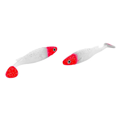 Silikon Balık - 10g 100mm - Fishack PredatorX - UV Boyalı - Redhead