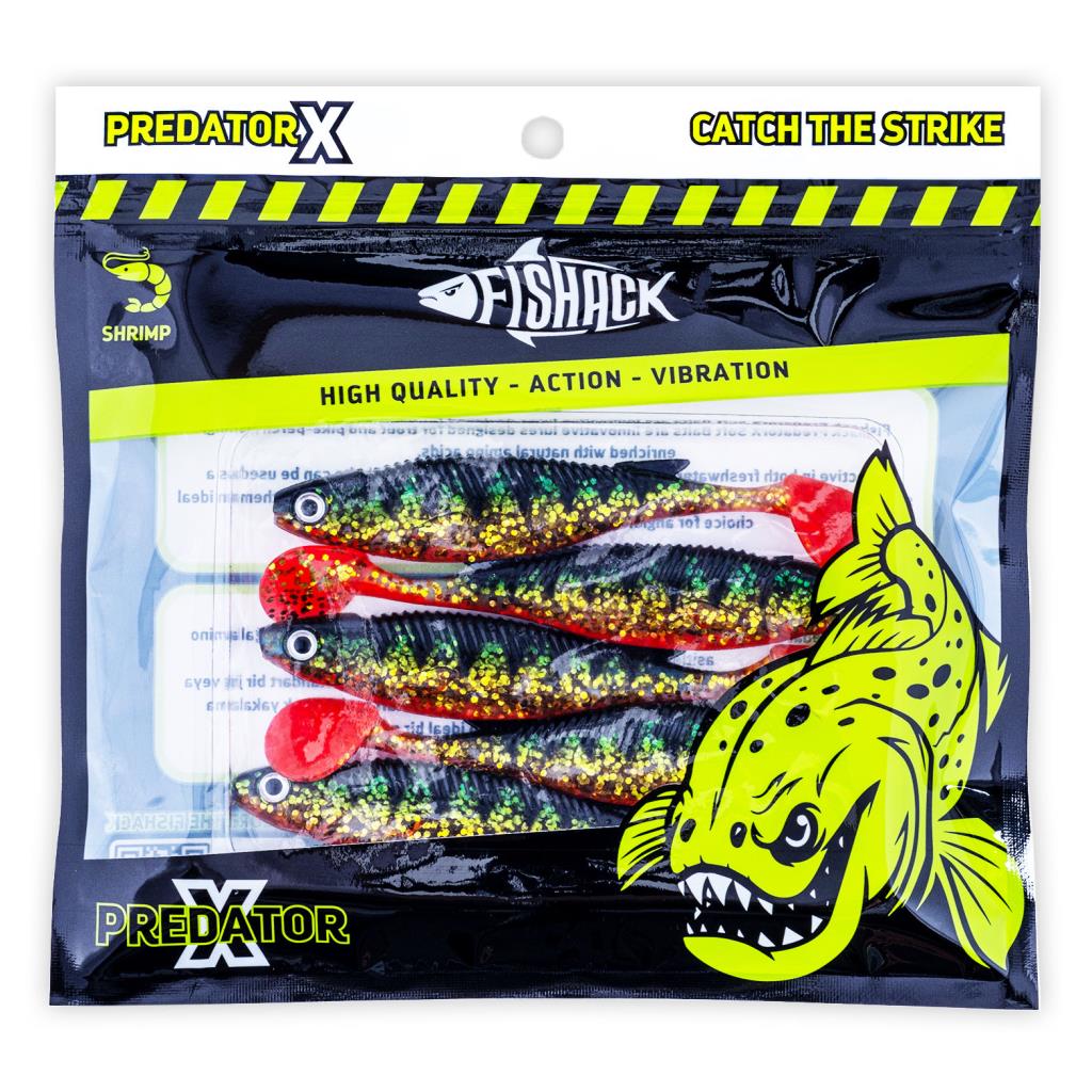 Silikon Balık - 10g 100mm - Fishack PredatorX - UV Boyalı - Strike