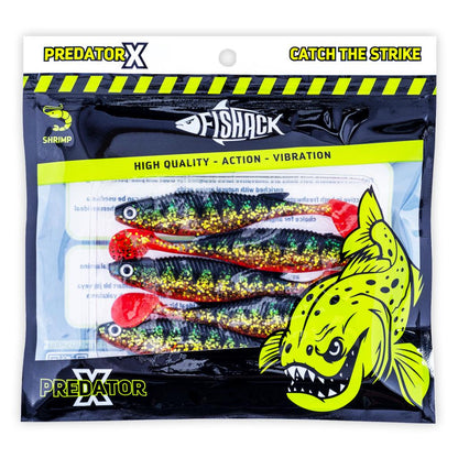 Silikon Balık - 10g 100mm - Fishack PredatorX - UV Boyalı - Strike