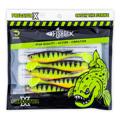 Silikon Balık - 10g 100mm - Fishack PredatorX - UV Boyalı - Twitch