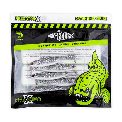 Silikon Balık - 4,5g 85mm - Fishack PredatorX - Shimmer
