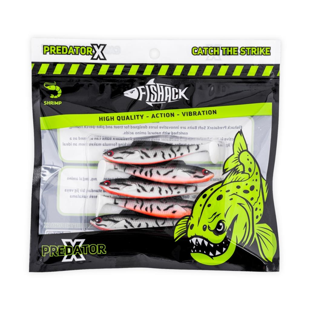 Silikon Balık - 4,5g 85mm - Fishack PredatorX - UV Boyalı - Dash