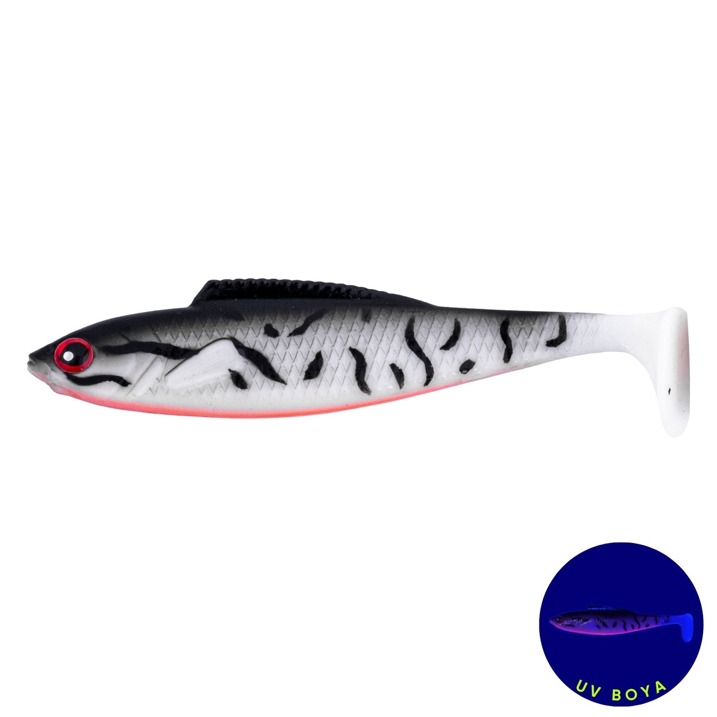 Silikon Balık - 4,5g 85mm - Fishack PredatorX - UV Boyalı - Dash
