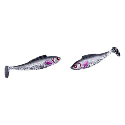 Silikon Balık - 4,5g 85mm - Fishack PredatorX - UV Boyalı - Ghosty