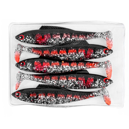 Silikon Balık - 4,5g 85mm - Fishack PredatorX - UV Boyalı - Spark