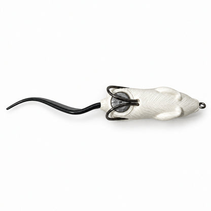 Silikon Fare - 15g 70mm - Fishack RatX - UV Boyalı - Black White