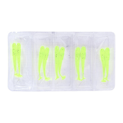 Silikon Kurt Yem - 1,1g 55mm - Fishack Wormix - 10 Adet - UV - Fluo Green