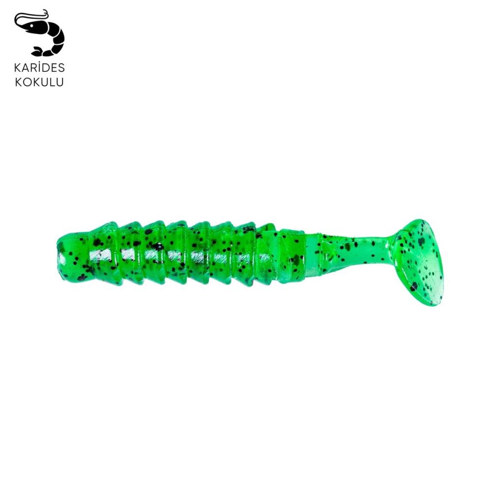 Silikon Kurt Yem - 1,5g 45mm - Fishack - 10 Adet - Yeşil