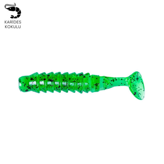 Silikon Kurt Yem - 1,5g 45mm - Fishack - 10 Adet - Yeşil
