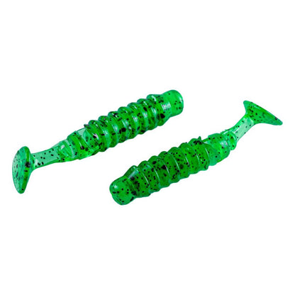 Silikon Kurt Yem - 1,5g 45mm - Fishack - 10 Adet - Yeşil