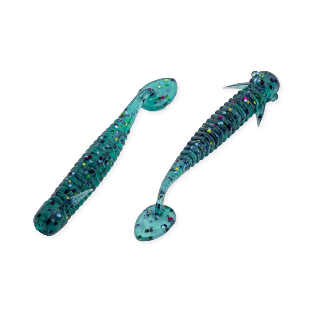 Silikon Kurt Yem - 1g 50mm - Fishack Wormix - 10 Adet - Blue