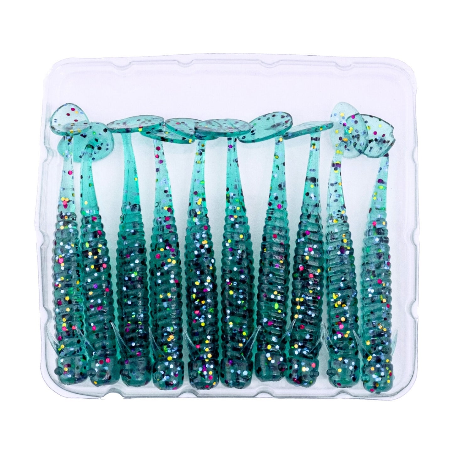Silikon Kurt Yem - 1g 50mm - Fishack Wormix - 10 Adet - Blue