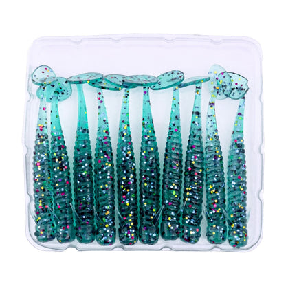 Silikon Kurt Yem - 1g 50mm - Fishack Wormix - 10 Adet - Blue