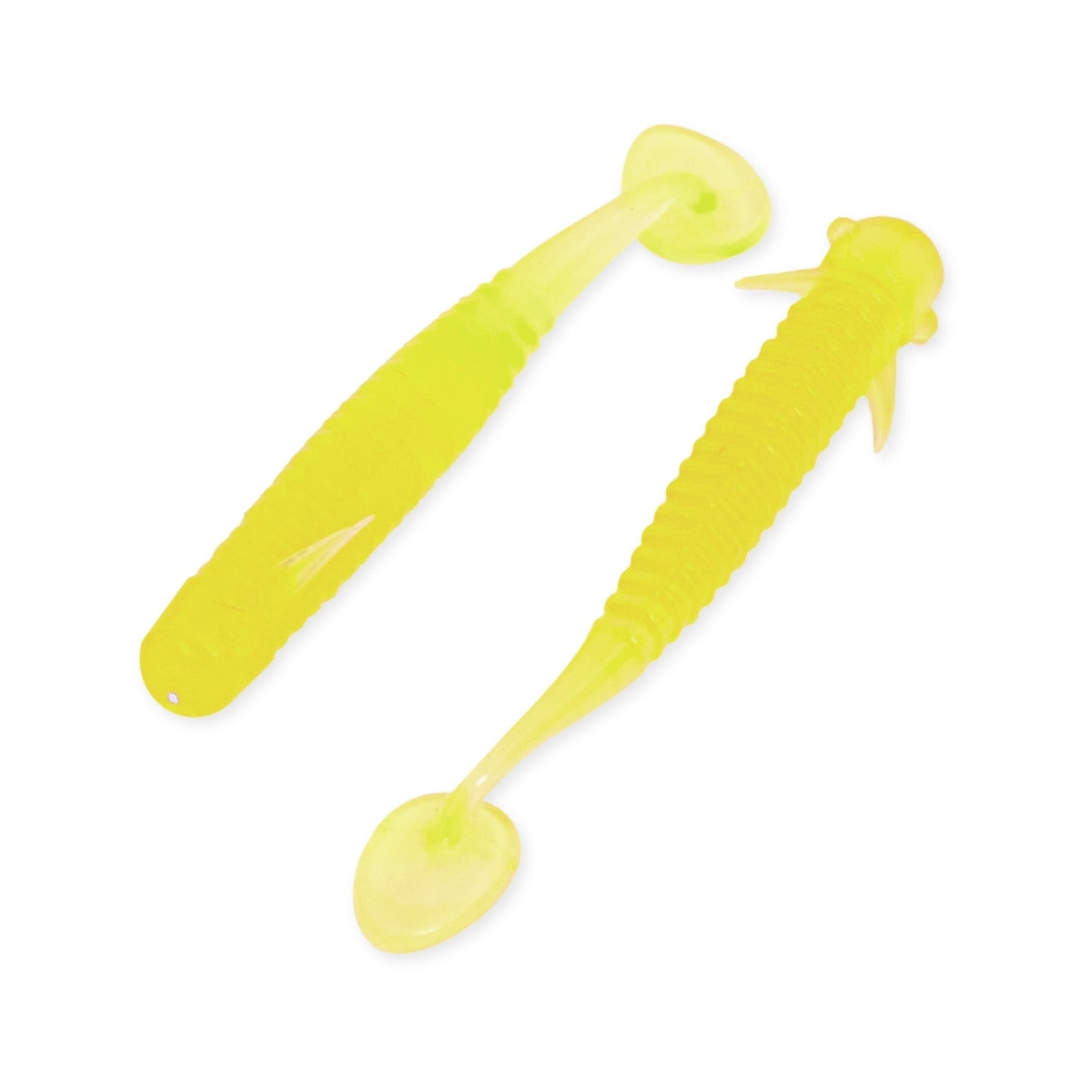Silikon Kurt Yem - 1g 50mm - Fishack Wormix - 10 Adet - Fluo Green