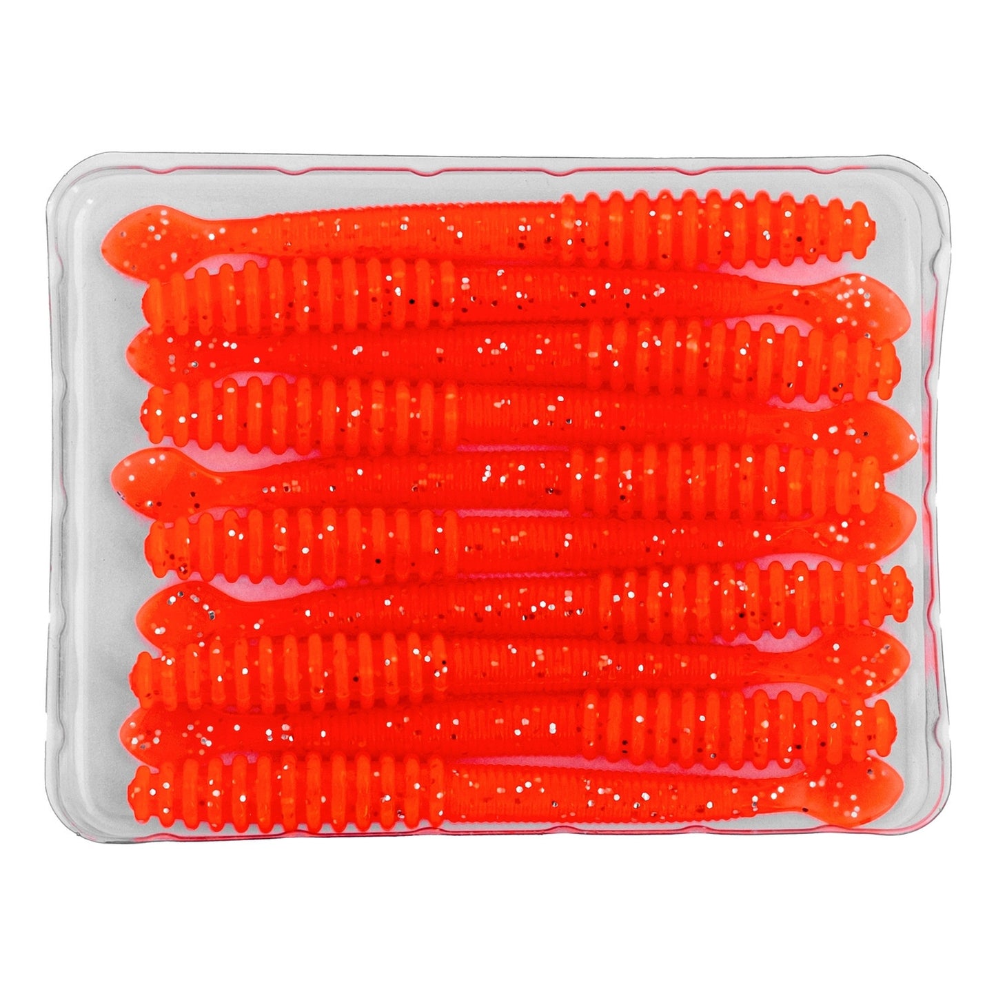 Silikon Kurt Yem - 2,2g 87mm - Fishack Wormix - 10 Adet - UV - Flare