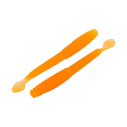Silikon Kurt Yem - 2,2g 87mm - Fishack Wormix - 10 Adet - UV - Orange