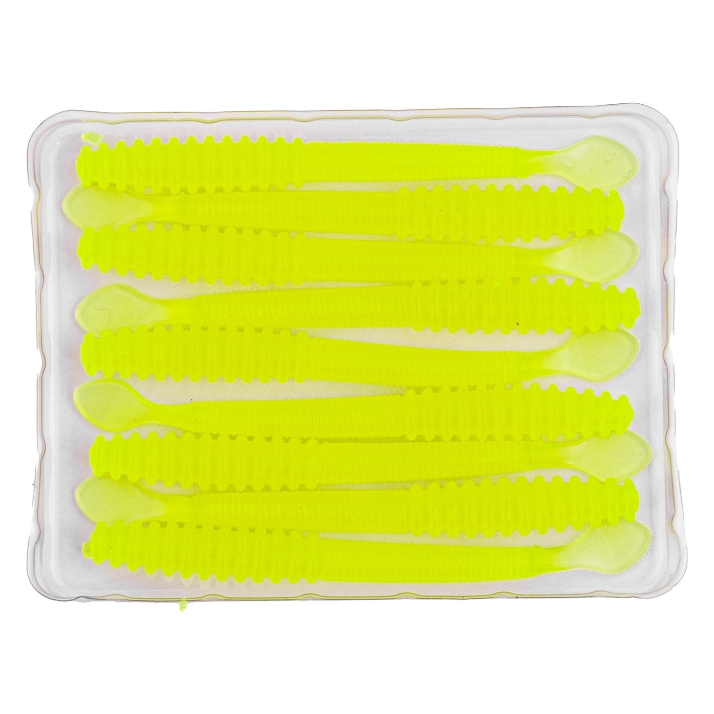 Silikon Kurt Yem - 2,2g 87mm - Fishack Wormix - Fluo Green
