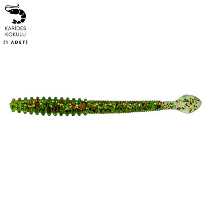 Silikon Kurt Yem - 2,2g 87mm - Fishack Wormix - Jungle