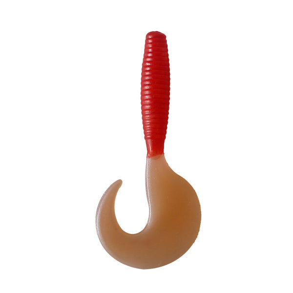 Silikon Kurt Yem - 65mm - Kırmızı Beyaz - Yumy (K09-XH068 )