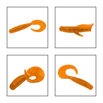 Silikon Kurt Yem - 95mm - Turuncu - Yumy (18095-SM024-10)