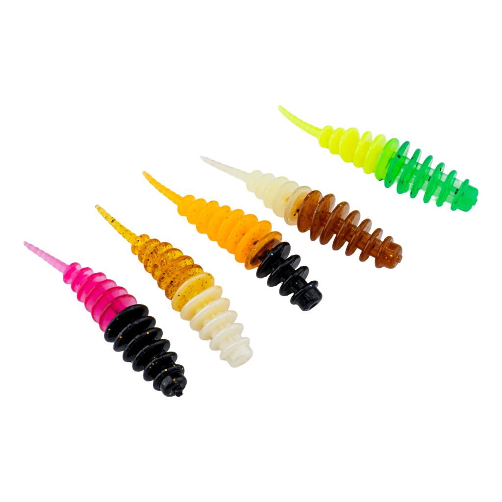 Silikon Kurt Yem - LRF Tanta Alabalık Yemi - 0,9g 55mm - Fishack - Karides Kokulu