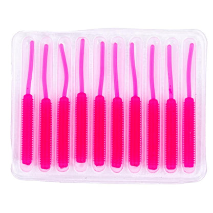 Silikon Kurt Yem - LRF Yem - 1g 52mm - Fishack Wormix - 10 Adet - Pink - UV Silikon