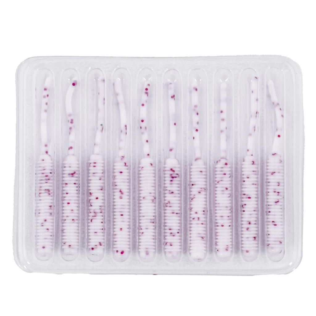 Silikon Kurt Yem - LRF Yem - 1g 52mm - Fishack Wormix - 10 Adet - White