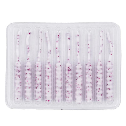 Silikon Kurt Yem - LRF Yem - 1g 52mm - Fishack Wormix - 10 Adet - White