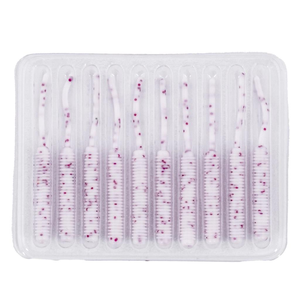 Silikon Kurt Yem - LRF Yem - 1g 52mm - Fishack Wormix - 10 Adet - White