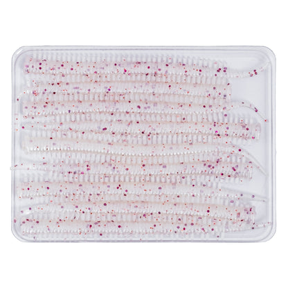 Silikon Kurt Yem - LRF Yem - 1g 70mm - Fishack Wormix - 10 Adet - White
