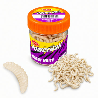 Silikon Yem - Kokulu - LRF ve Aji Yemi - Maggot - Beyaz - Power Bait (9954)