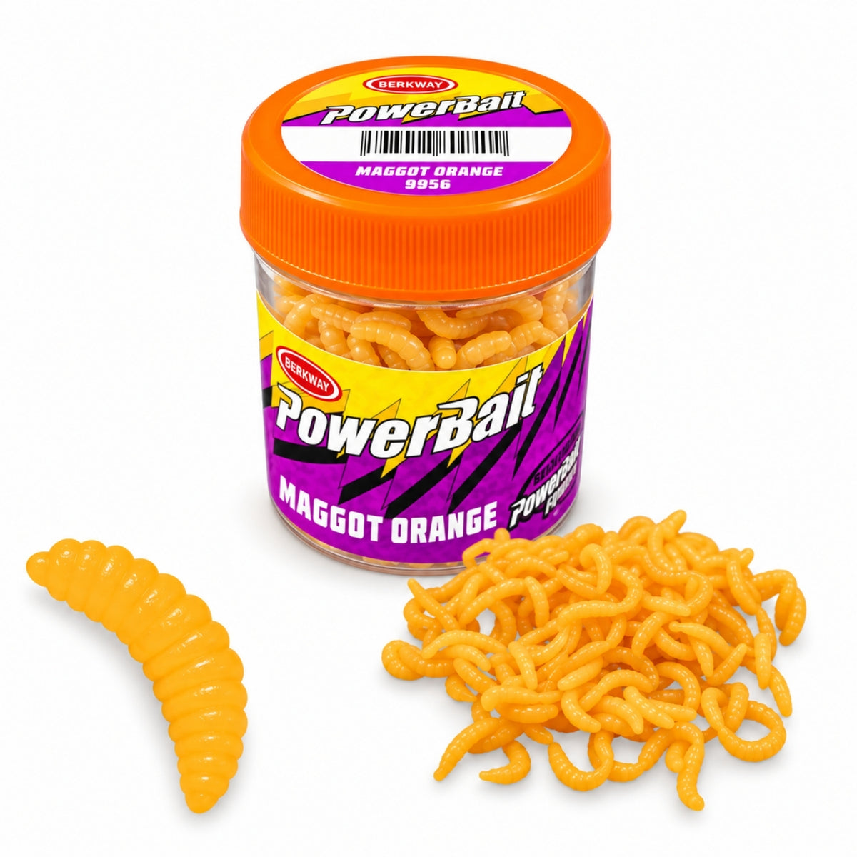 Silikon Yem - Kokulu - LRF ve Aji Yemi - Maggot - Turuncu - Power Bait (9956)