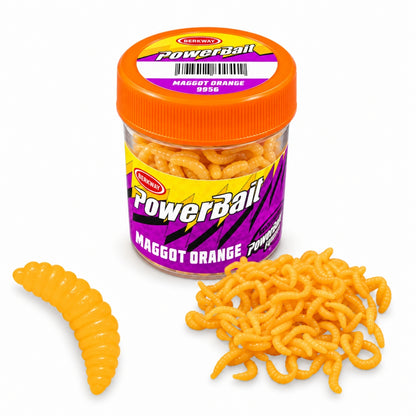 Silikon Yem - Kokulu - LRF ve Aji Yemi - Maggot - Turuncu - Power Bait (9956)