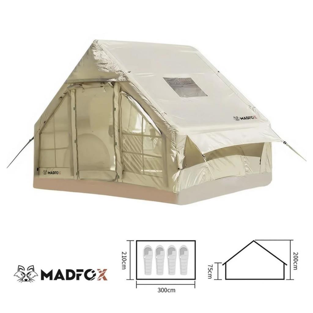 Şişme Çadır - Baca Çıkışlı - Madfox - Bigless Glamping Cotton Inflatable