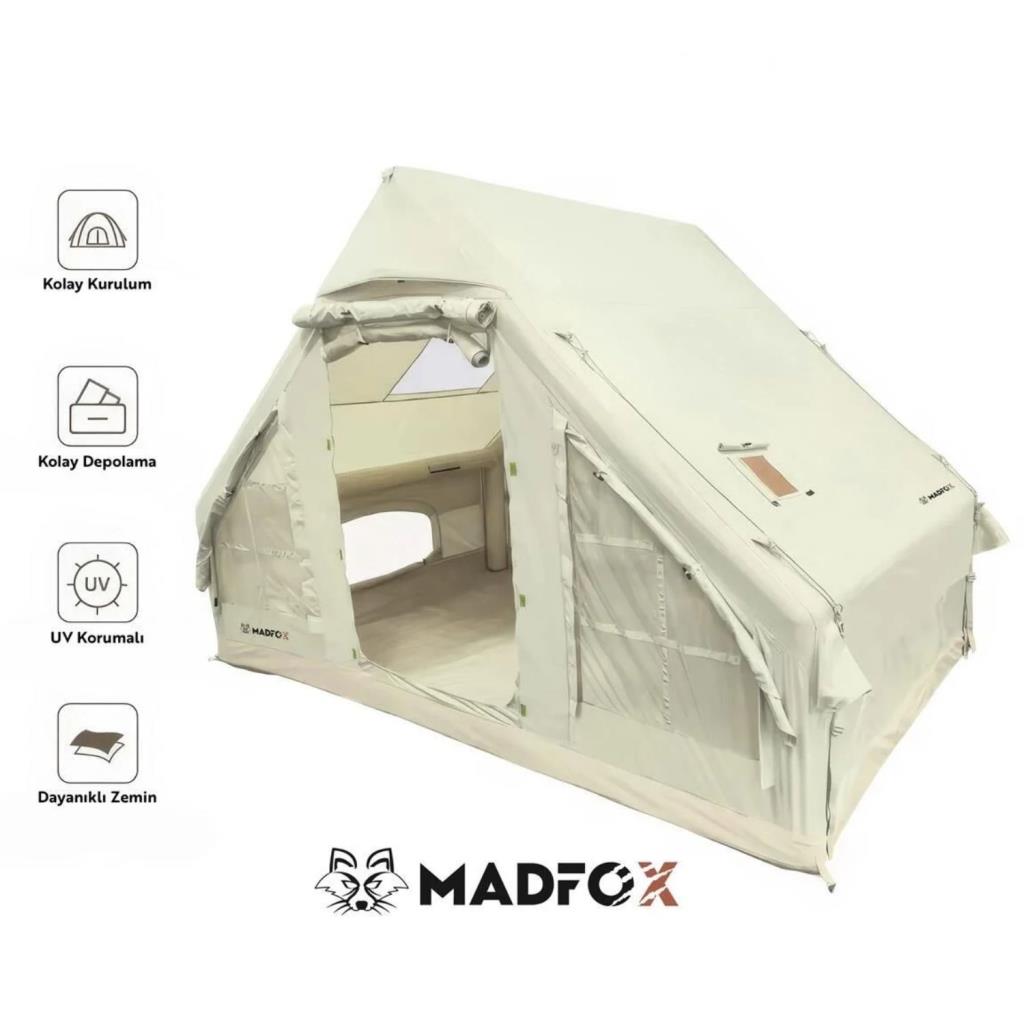 Şişme Çadır - Baca Çıkışlı - Madfox - Bigless Glamping Cotton Inflatable