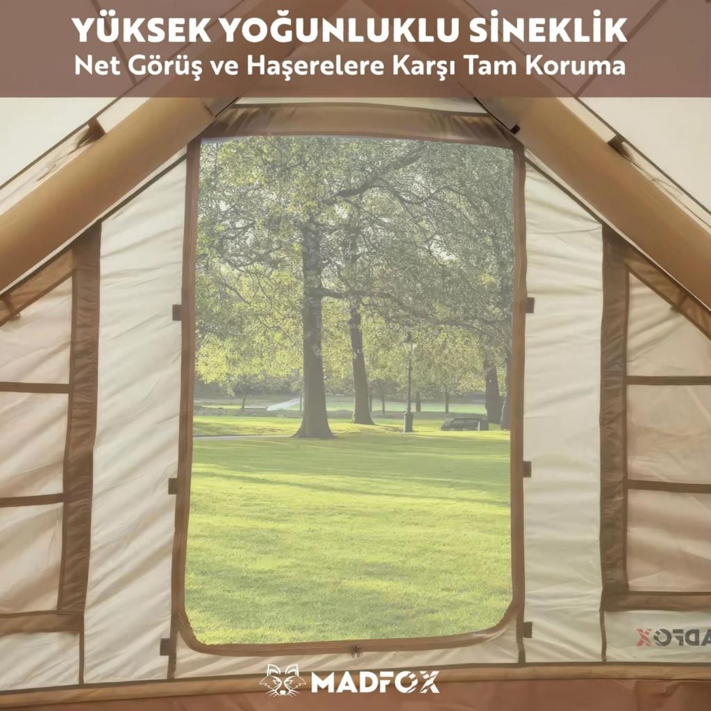 Şişme Çadır - Baca Çıkışlı - Madfox - Bigless Glamping Cotton Inflatable