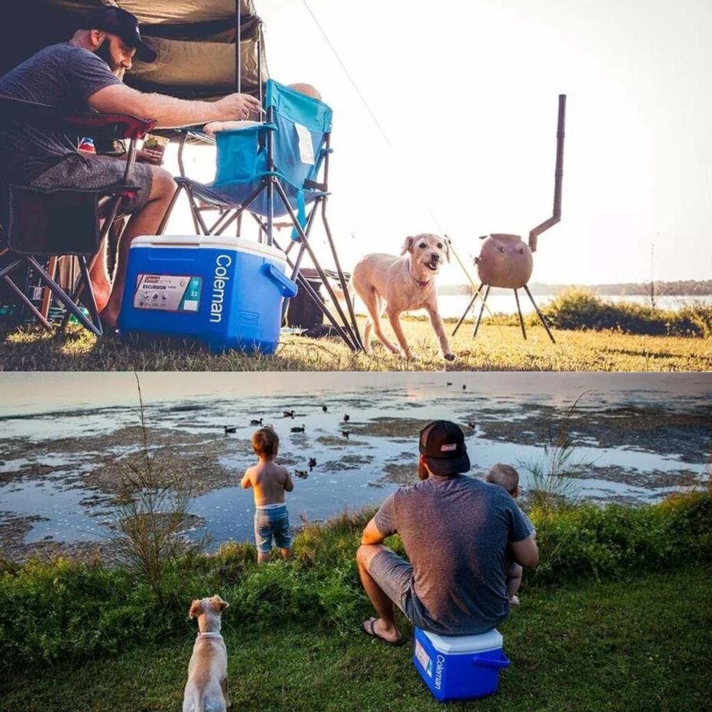 Soğutucu Buzluk - Coleman - Performance Tri Color 16 QT - 15 lt - Mavi