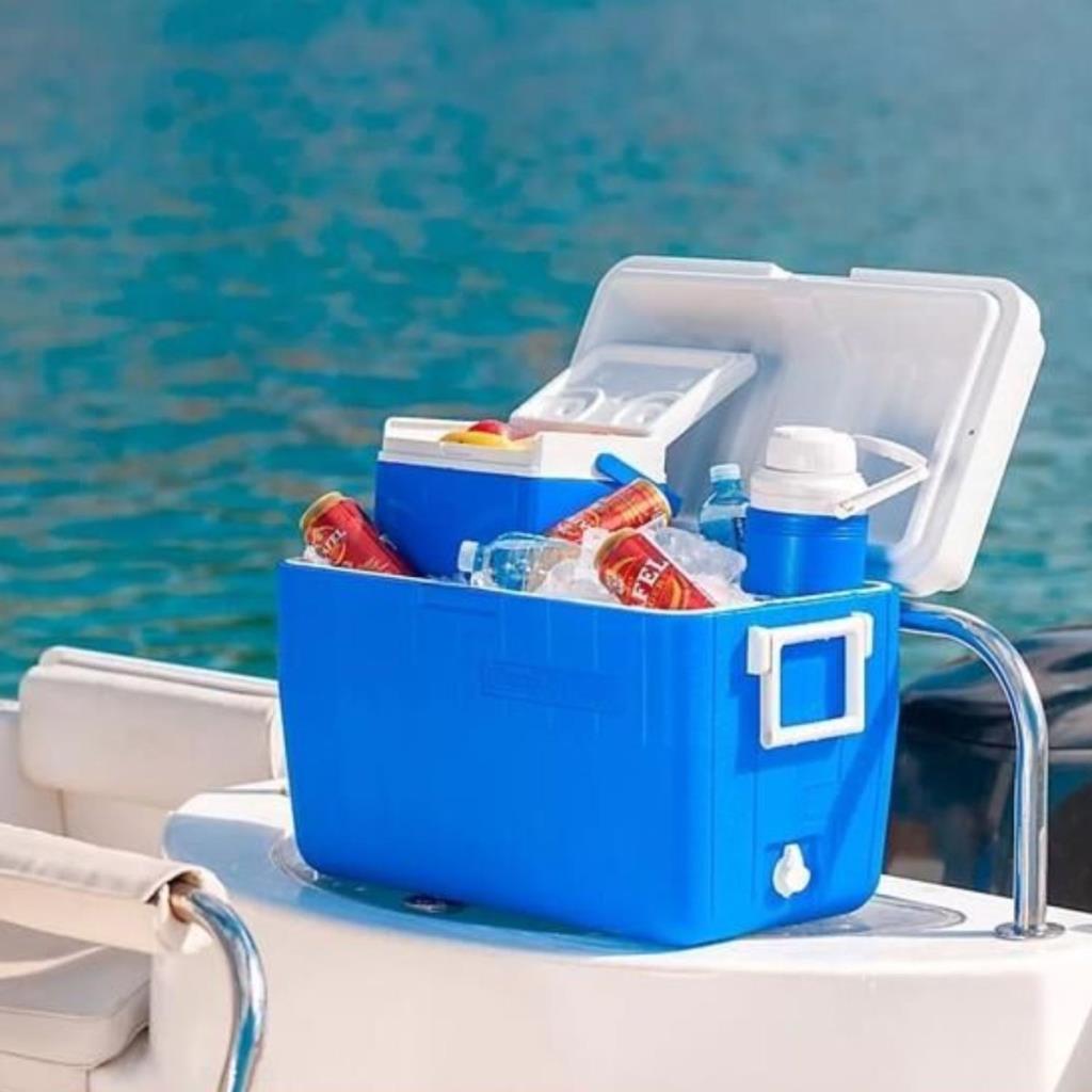 Soğutucu Buzluk Set - Coleman - 3-Piece Cooler Combo 48 QT - 45.4 lt - Mavi