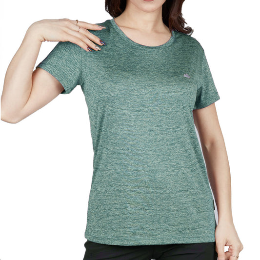 Spor Kadın Tişört - Terletmez Kumaş - Lumi - Yeşil