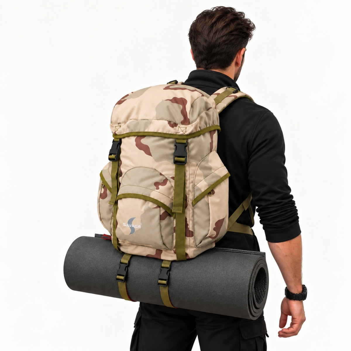 Su Geçirmez Outdoor Sırt Çantası - Kamp Çantası - Savage Ventura 35LT - Ç.Kmflj