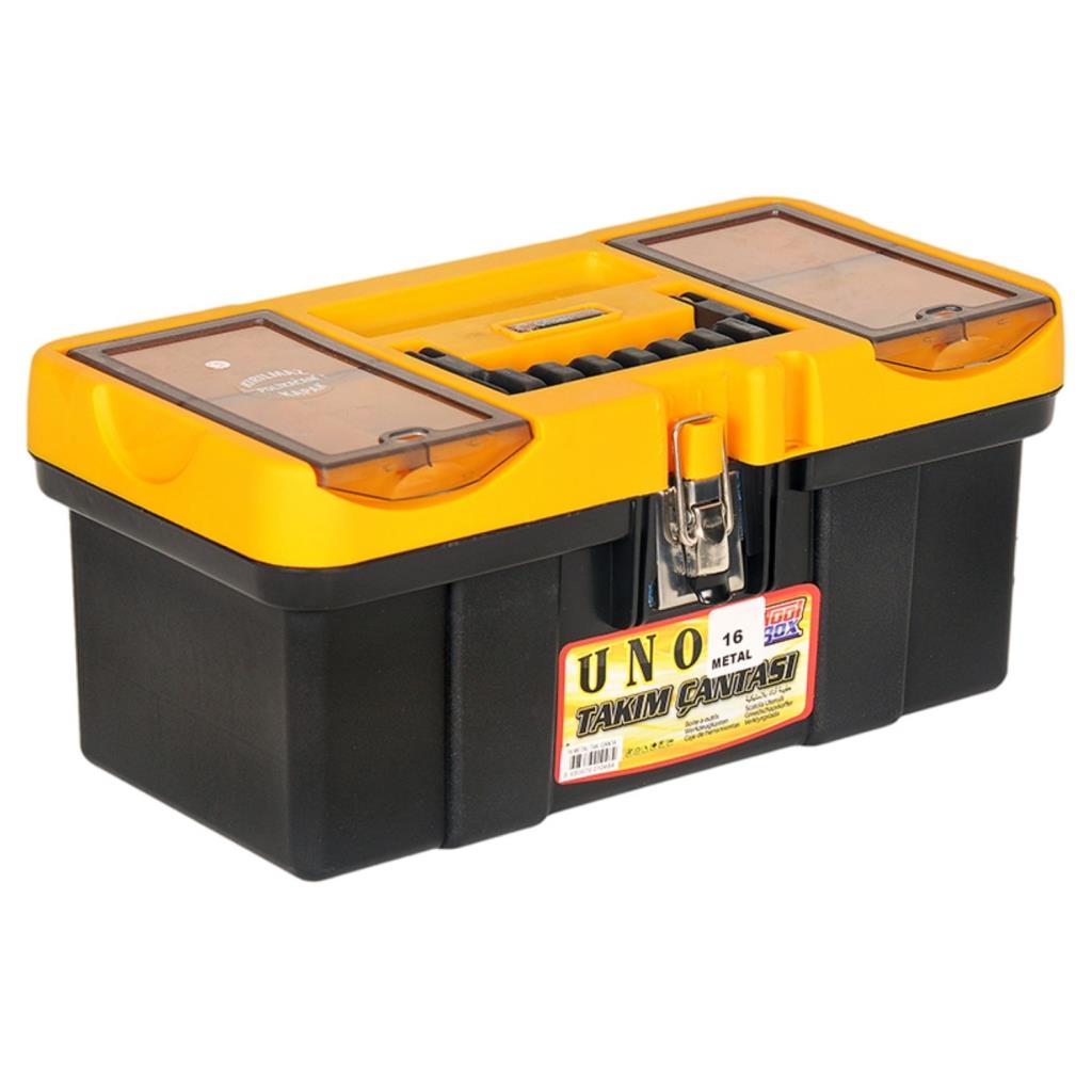 Takım Çantası - 16 Inç - Çelik Kilitli - Malzeme Kutusu - Mega - (Kod 147)