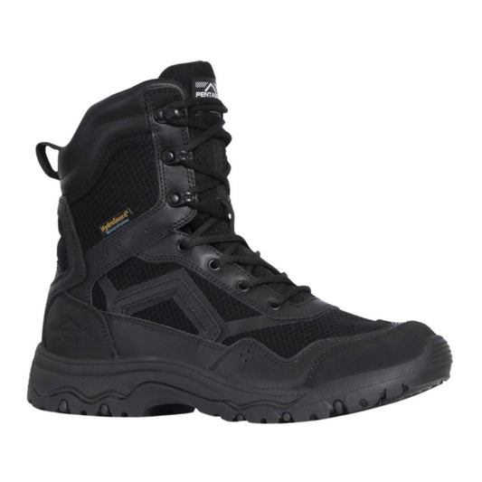 Taktikal Askeri Bot - Pentagon - Scorpion - Deri Uzun Boğaz - Black - K15044