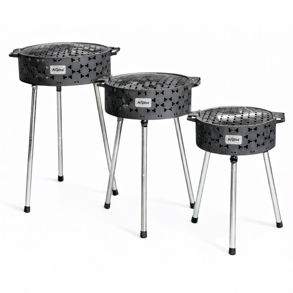 Taşınabilir Kömür Barbekü Mangal - Küçük - 33cm*13cm*52cm