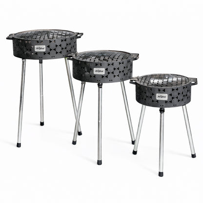 Taşınabilir Kömür Barbekü Mangal - Küçük - 33cm*13cm*52cm