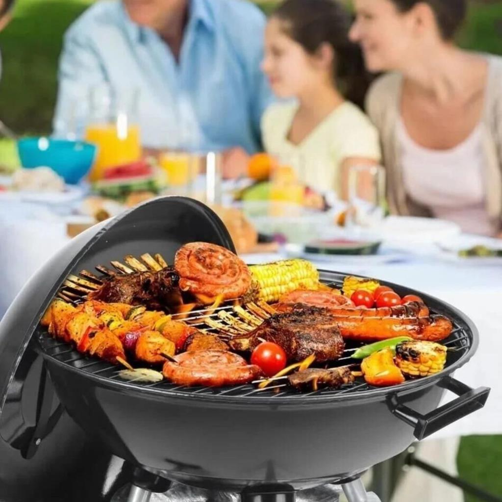 Taşınabilir Kömür Barbekü Mangal - Madfox Cook - Kırmızı/Siyah - 547217