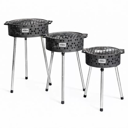 Taşınabilir Kömür Barbekü Mangal - Orta - 40cm*13cm*60cm