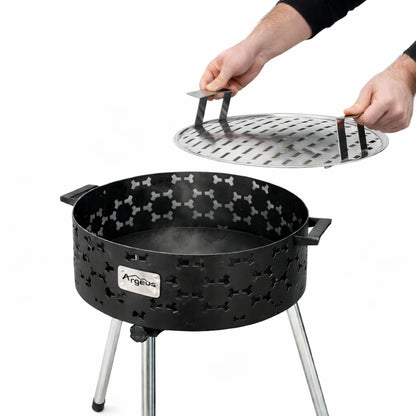 Taşınabilir Kömür Barbekü Mangal - Orta - 40cm*13cm*60cm