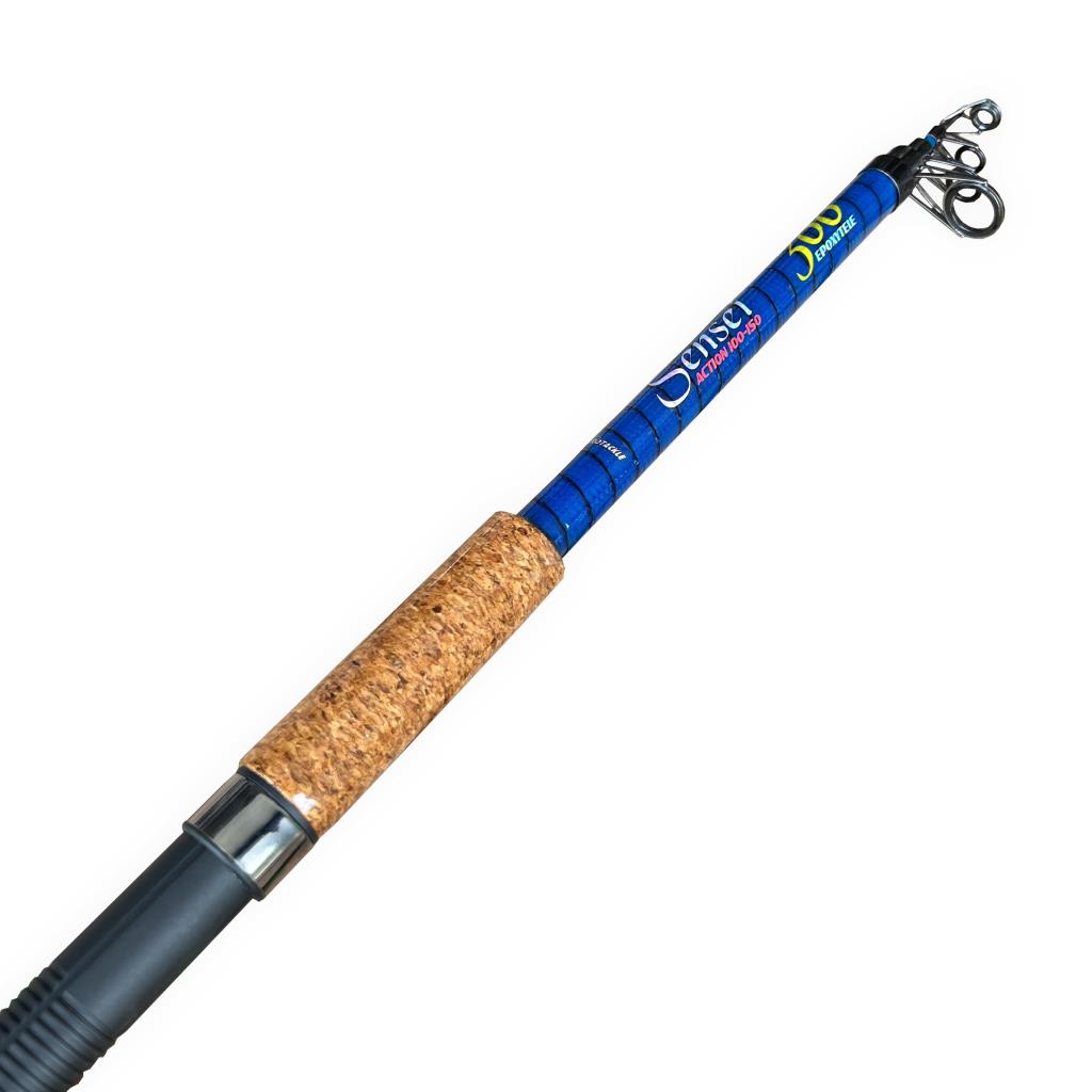 Teleskopik Olta Kamışı - Sensei - 270cm - 100/150 Gr - Mavi - Protackle